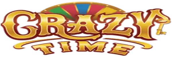 Crazy Time slot logo by Evolution at Big Lucky Casino