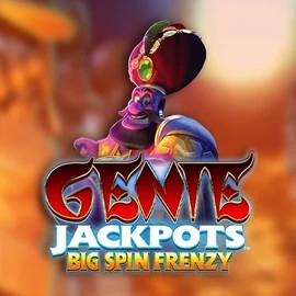Genie Jackpots: Big Spin Frenzy by Blueprint Gaming, showcased at big-luckycasino.org – game logo