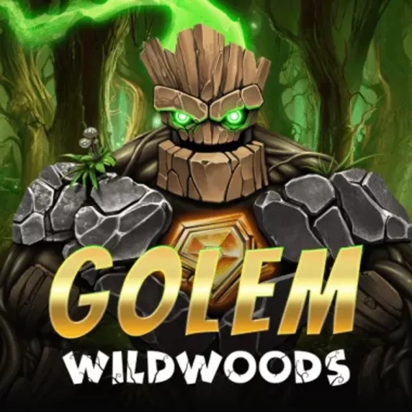Golem Wildwoods slot logo by BF Games at Big Lucky Casino