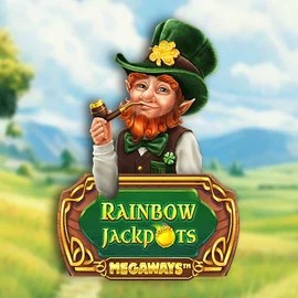 Rainbow Jackpots Megaways online game logo by Red Tiger Gaming on big-luckycasino.org